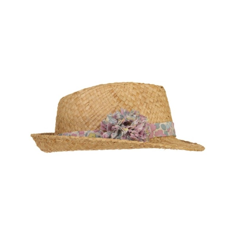 Betsy Rose Givré Liberty Pom Straw Hat