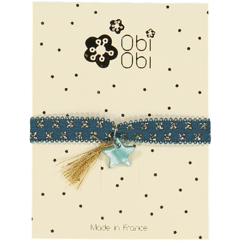Peacock blue Star Bracelet