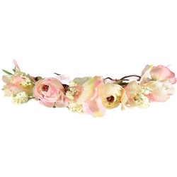 couronne de fleur rose mariage couronne de fleur enfant cortege mariage couronne fleur demoiselle honneur