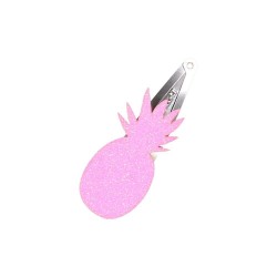 Neon Pink Pineapple Hair Clip