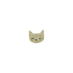 Pins chat doré