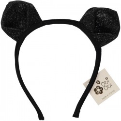 Lot de 6 Serre-têtes Chat glitter. Mix 2 coloris. 