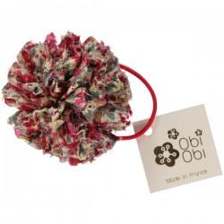 Cherry Maxi Pom Liberty Hair Band